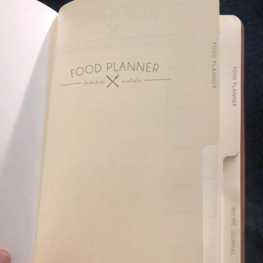 Brand New Recipe Journal AND Food Planner + extras